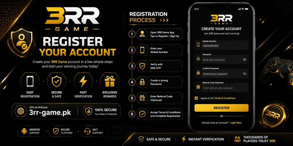 3rr game Registration